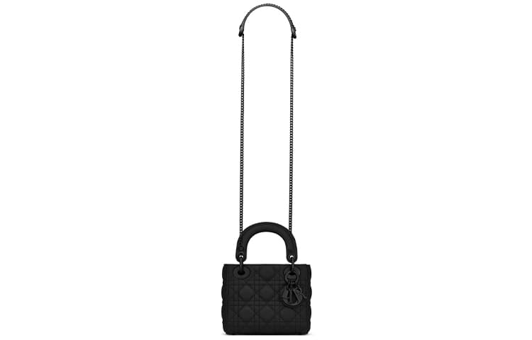 Сумка Dior Lady Dior Matte Black Mini - изображение 4