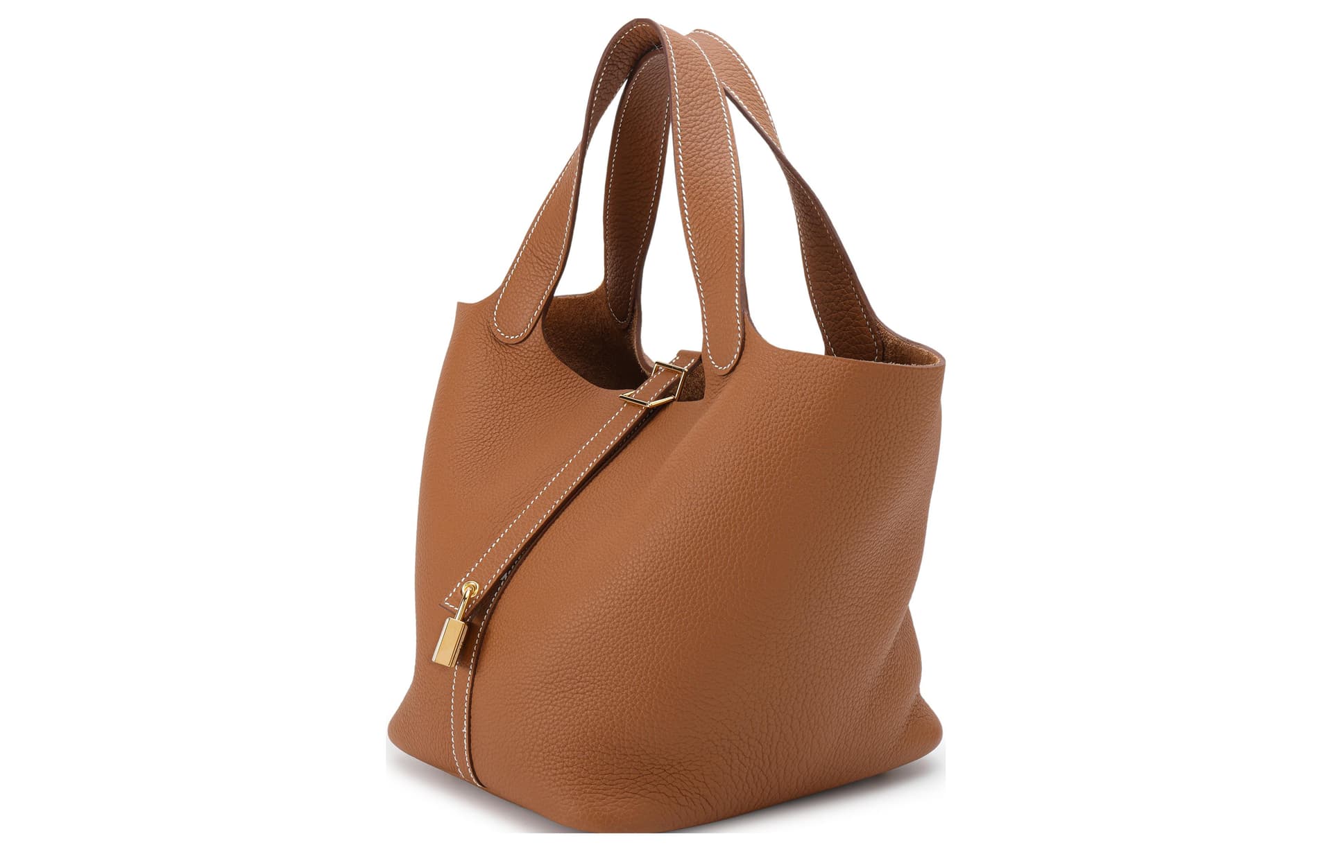 Сумка HERMES Picotin Lock Clemence 22 37 Gold - изображение 2