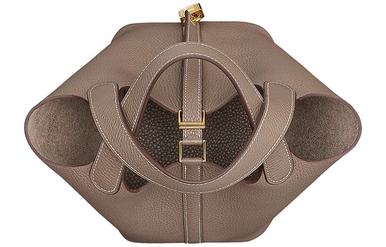 Сумка HERMES Picotin Lock 18 Taurillon Clemence 18 Etoupe - изображение 3