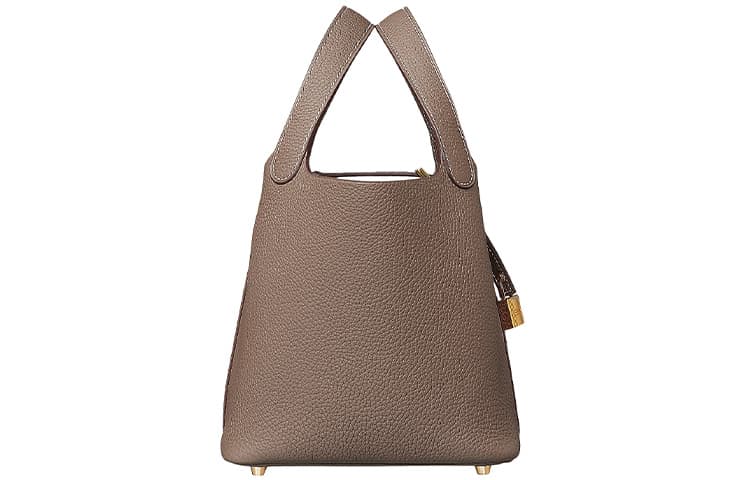 Сумка HERMES Picotin Lock 18 Taurillon Clemence 18 Etoupe - изображение 2