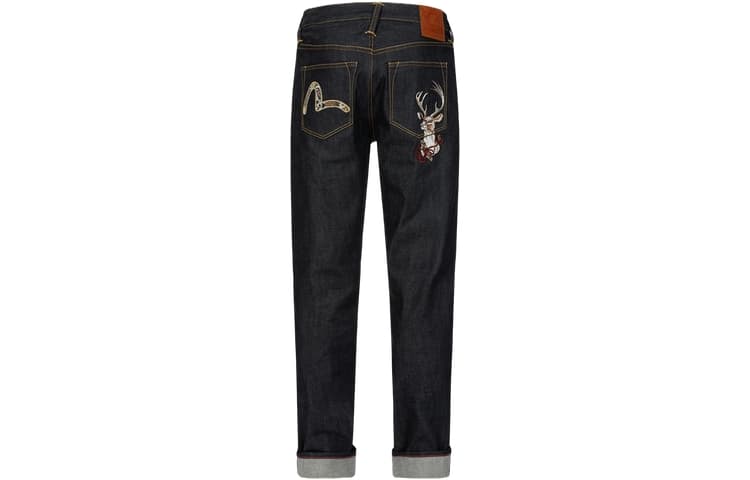 Штаны EVISU AW23 Denim Blue - изображение 2