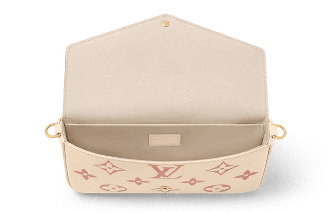 Мини-сумка Louis Vuitton Pochette Félicie Cream Pink - изображение 3