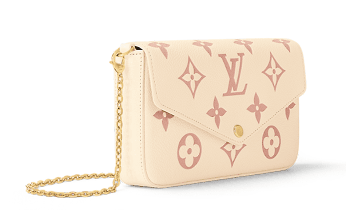Мини-сумка Louis Vuitton Pochette Félicie Cream Pink - изображение 2