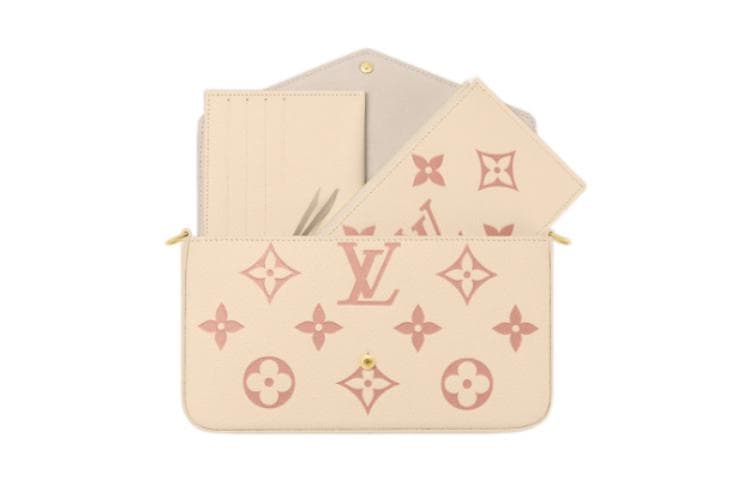 Мини-сумка Louis Vuitton Pochette Félicie Cream Pink - изображение 4