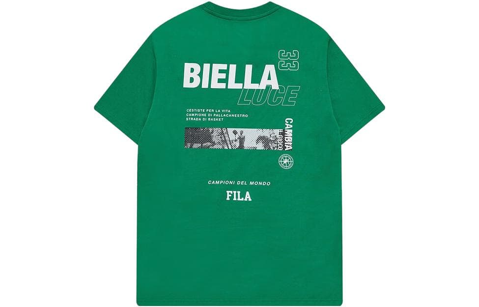 Футболка FILA FUSION T Рубашка Мужская Зеленая - изображение 2