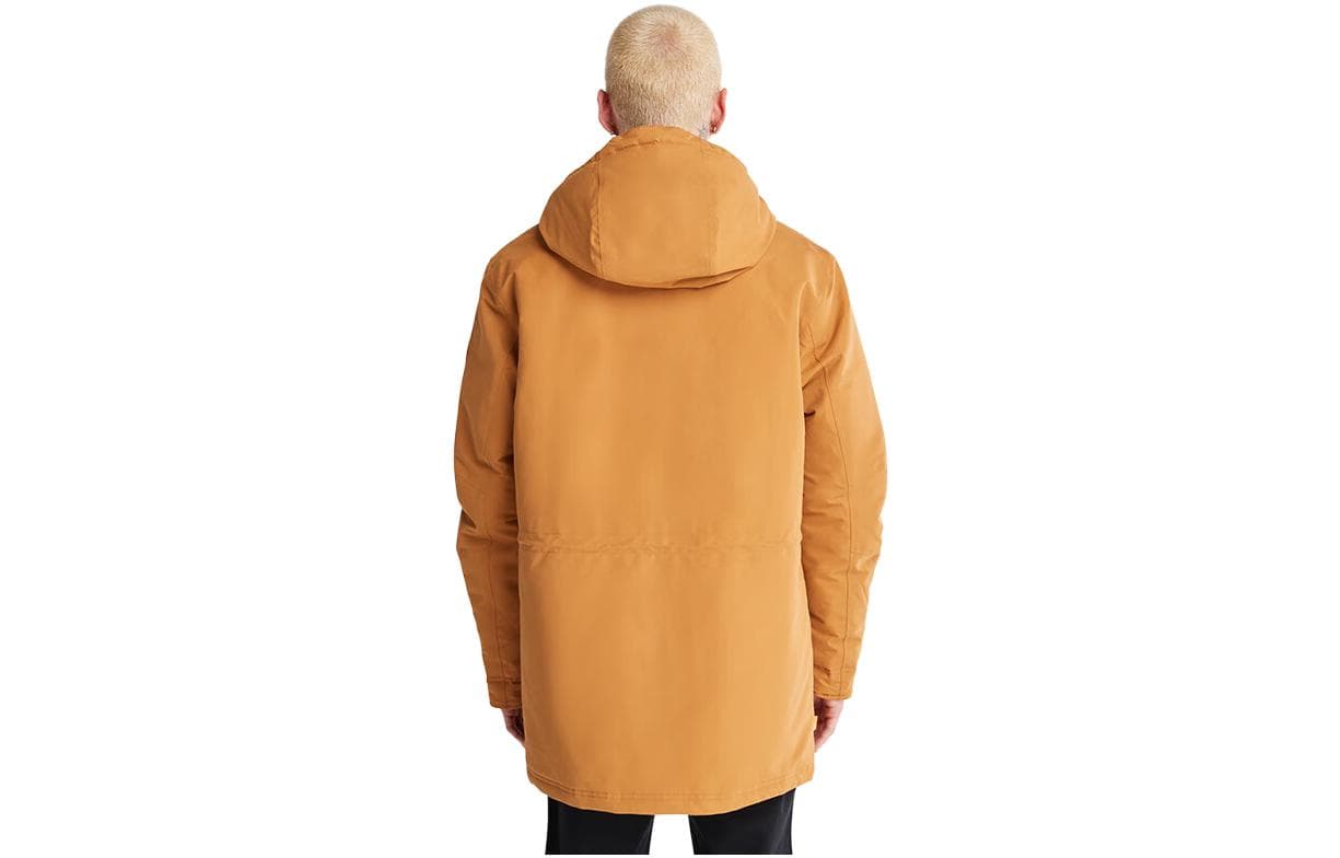 Зимняя куртка пуховик Timberland Hooded Puffer Jacket Wheat - изображение 3