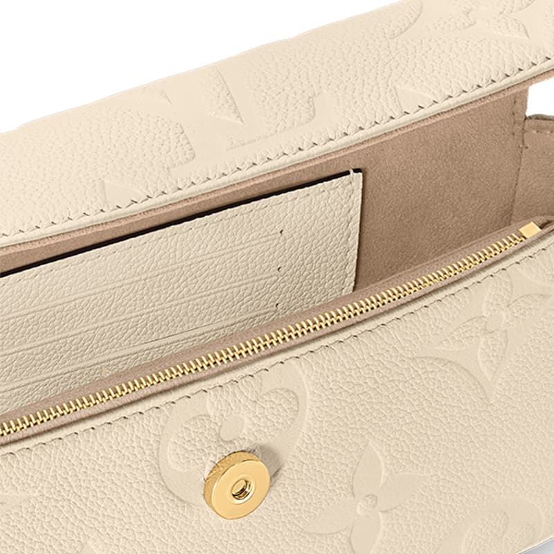 Сумка через плечо Louis Vuitton Ivy Baguette Cream White - изображение 7