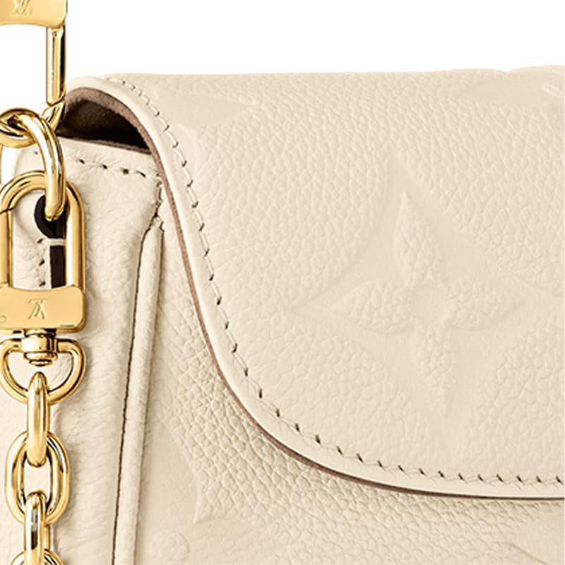 Сумка через плечо Louis Vuitton Ivy Baguette Cream White - изображение 6