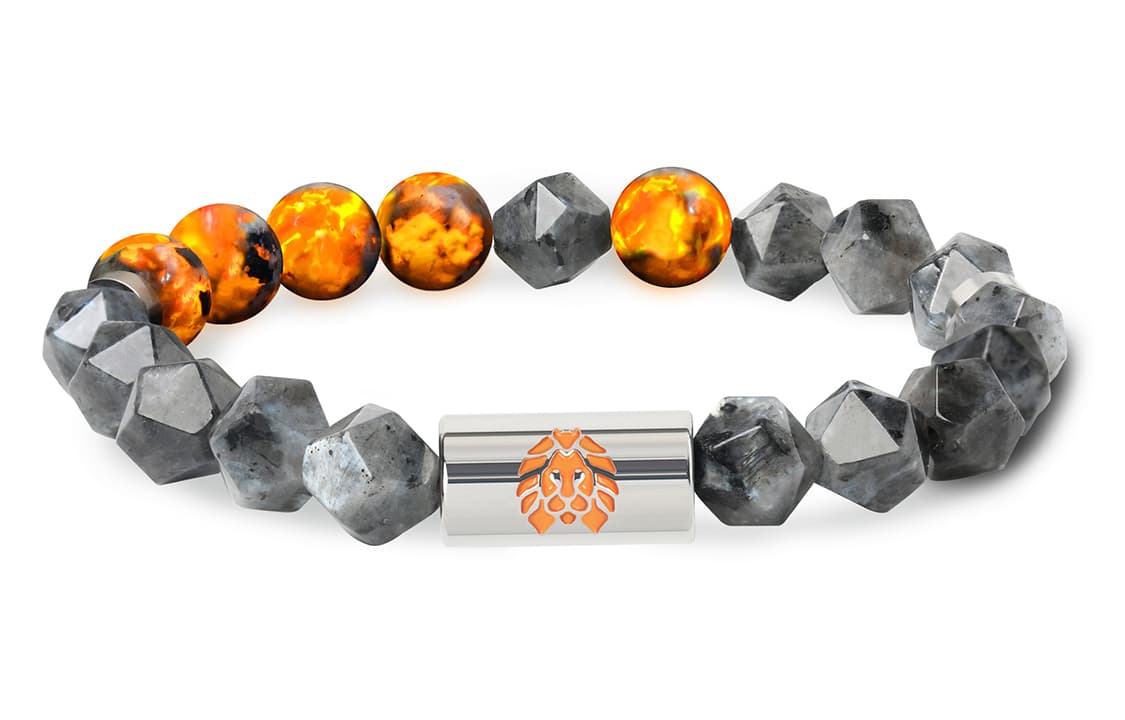 Rastaclat Пламя Камень Маленький Лев Браслет с бусинами в китайском стиле Унисекс - изображение 2