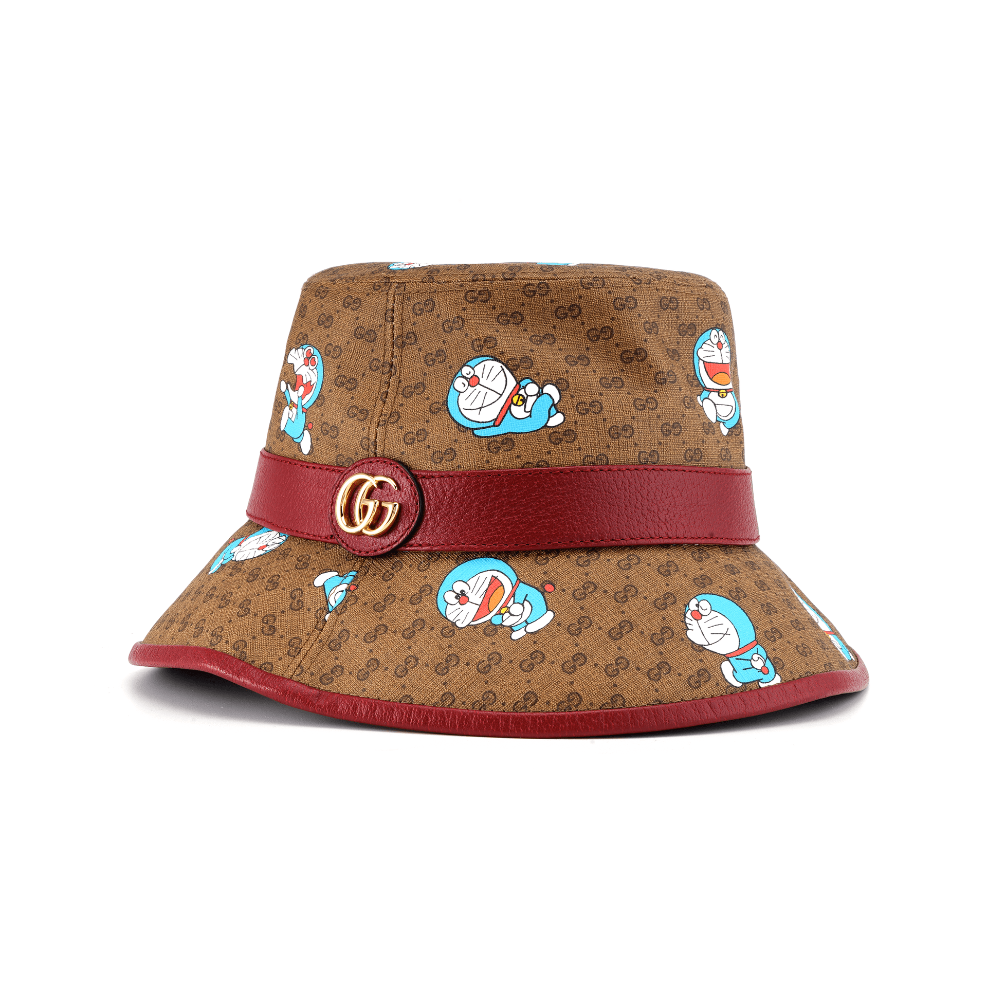 Панама Gucci x Doraemon Bucket Hat Brown - изображение 2
