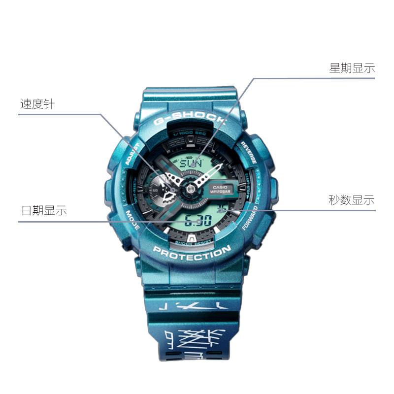 Часы Casio G-Shock GA-110KAl22-3PFS - изображение 4