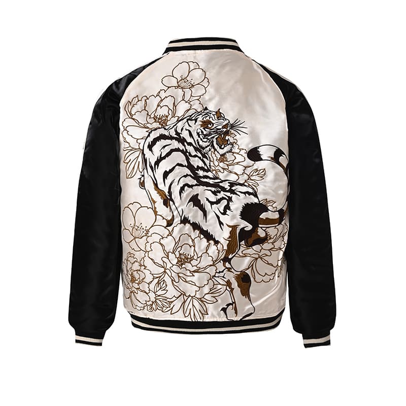 Куртка Sanshengliubu Reversible Bomber Jacket - изображение 4