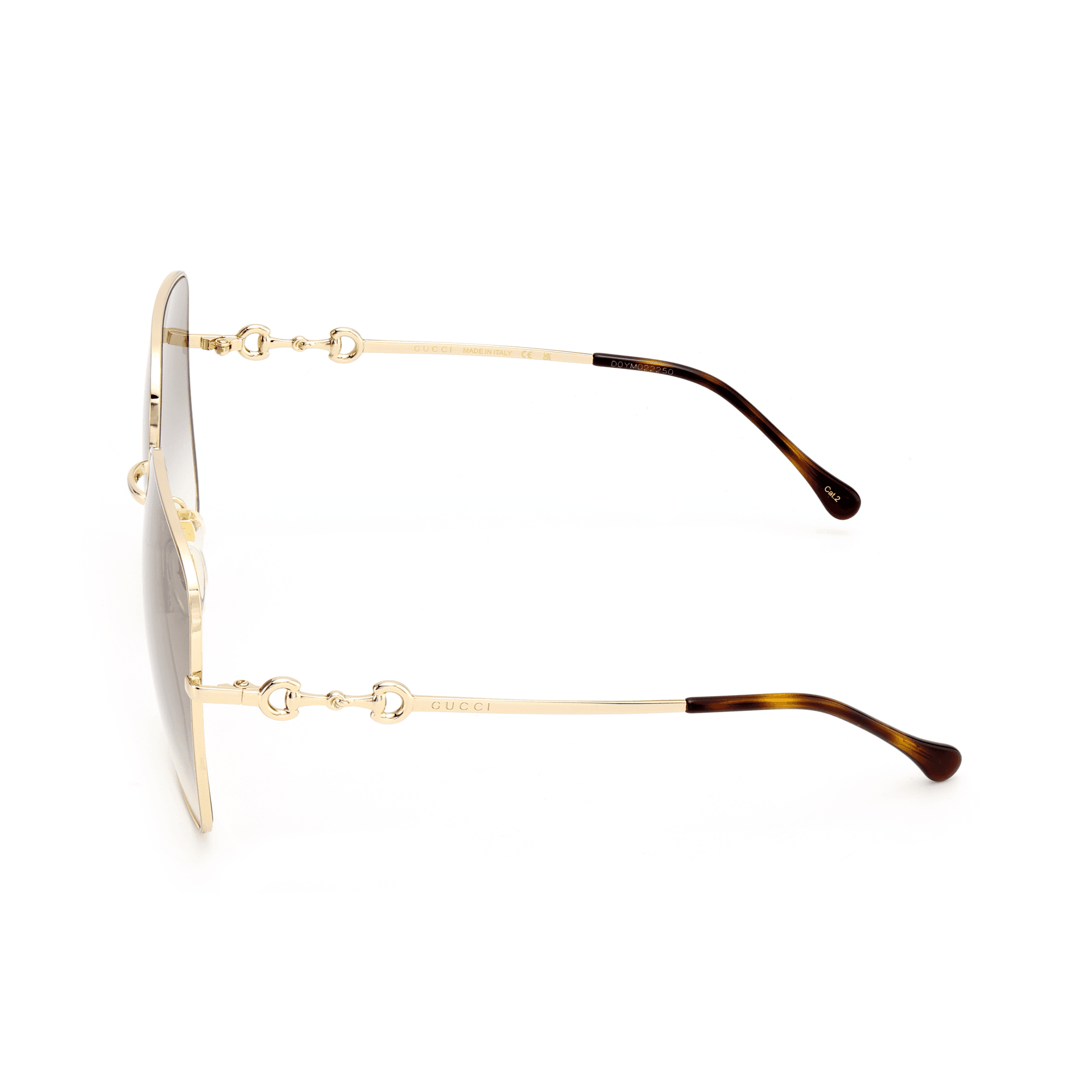 Солнцезащитные очки Gucci Rectangular Sunglasses Brown - изображение 3