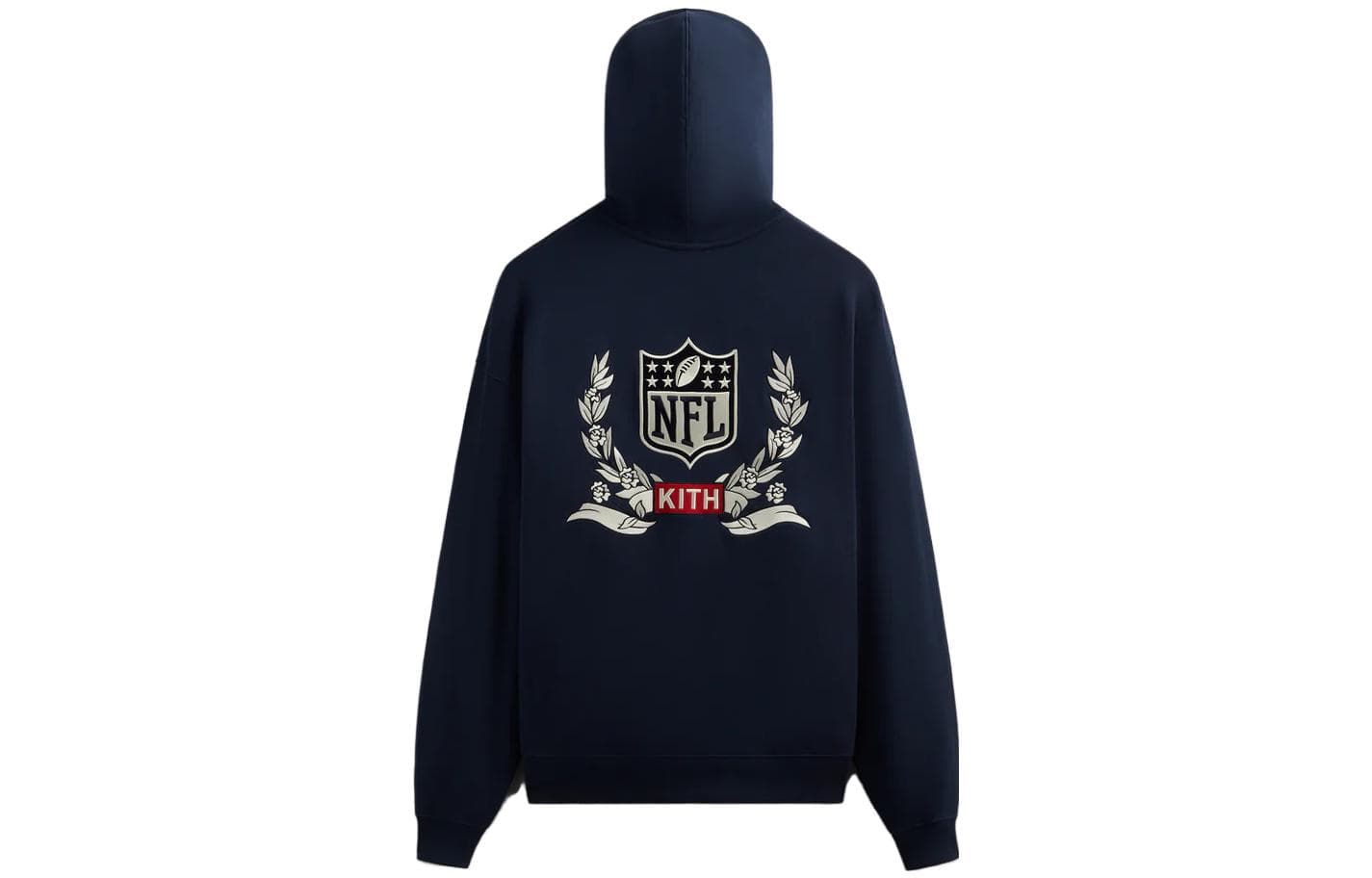 Худи KITH x NFL FW23 Giants Laurel Hoodie LOGO - изображение 2