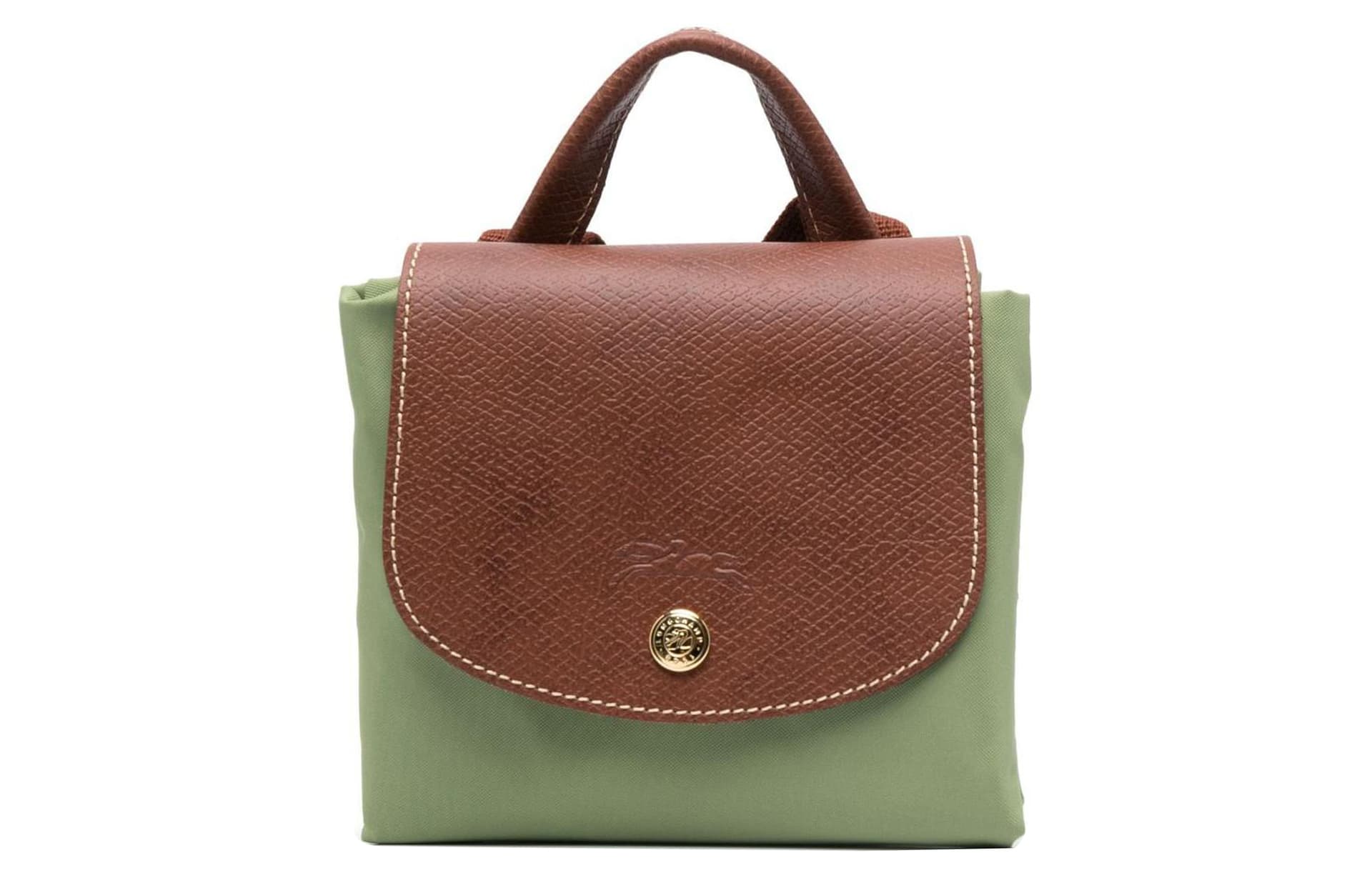 Рюкзак LONGCHAMP Le Pliage Холст Рюкзак Стандартный (Standard) Женский Зеленый - изображение 3