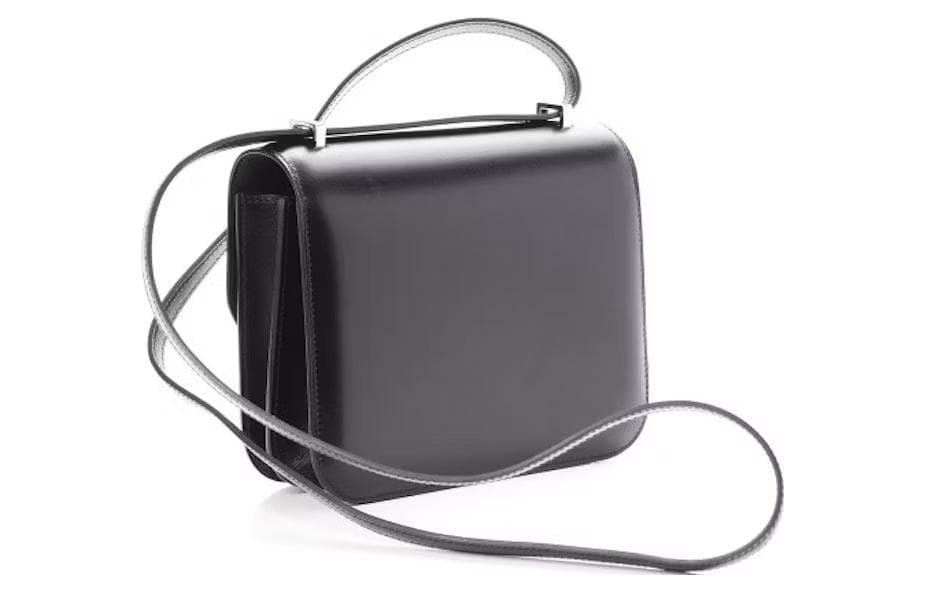 Сумка через плечо HERMES Constance 19 box 89Noir - изображение 2