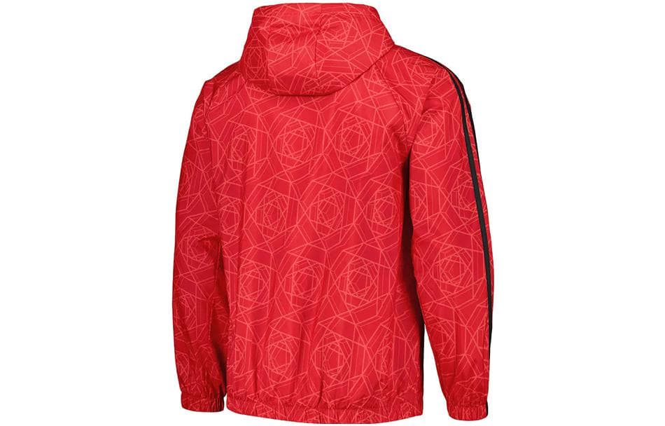 Куртка adidas Logo Print Hoodie Jacket University Red - изображение 2