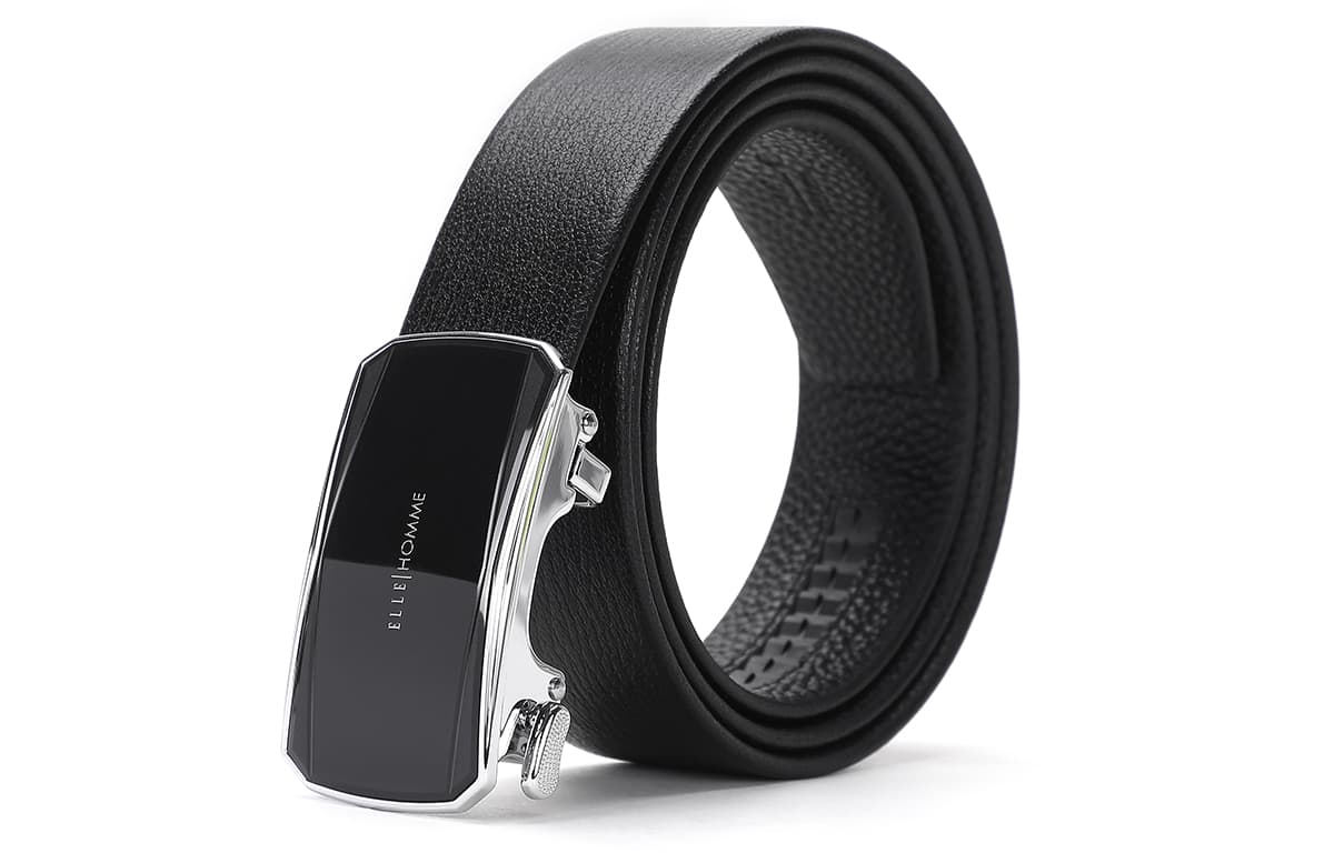 Ремень ELLE HOMME Automatic Buckle Leather Belt - изображение 2