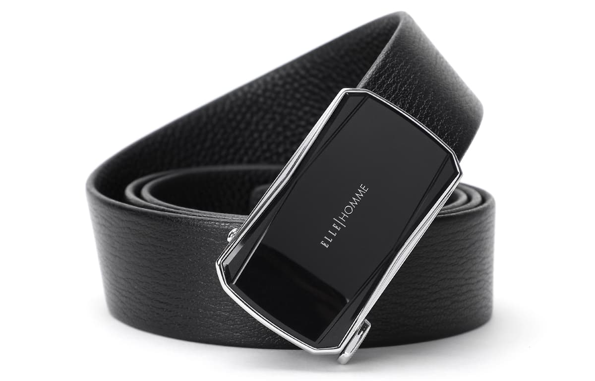 Ремень ELLE HOMME Automatic Buckle Leather Belt - изображение 1