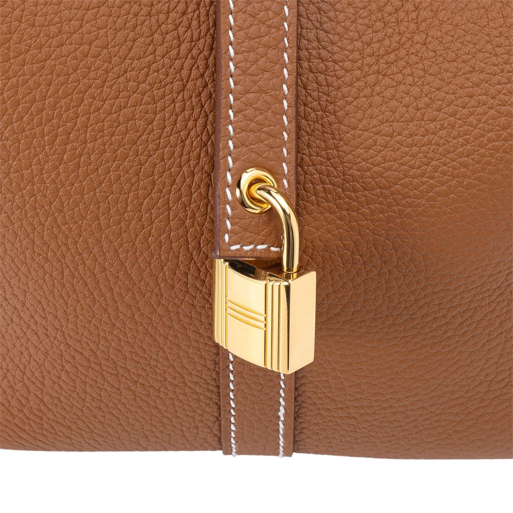 Сумка HERMES Picotin Lock Clemence 22 37 Gold - изображение 8