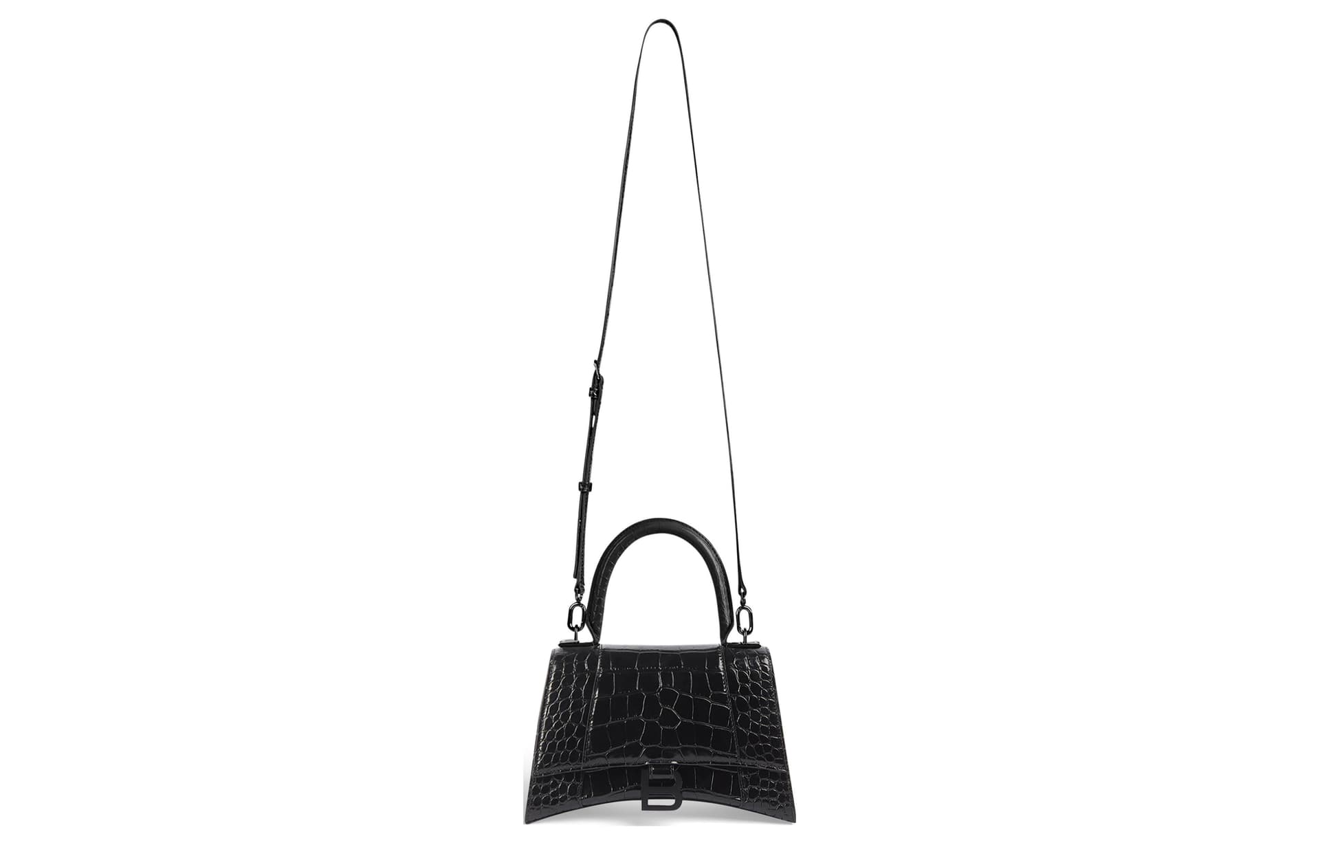 Мини-сумка Balenciaga Hourglass So Black - изображение 5