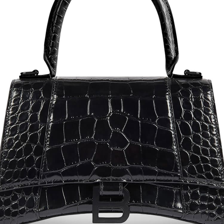 Мини-сумка Balenciaga Hourglass So Black - изображение 6
