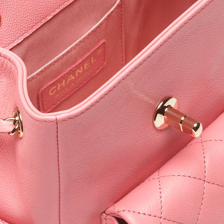 Рюкзак CHANEL 23K Chain Backpack Small Coral Pink - изображение 4