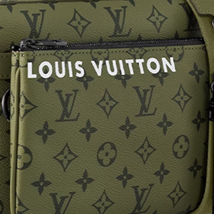 Сумка через плечо Louis Vuitton Trio Khaki Green/Red - изображение 6