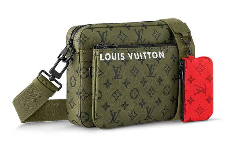 Сумка через плечо Louis Vuitton Trio Khaki Green/Red - изображение 2