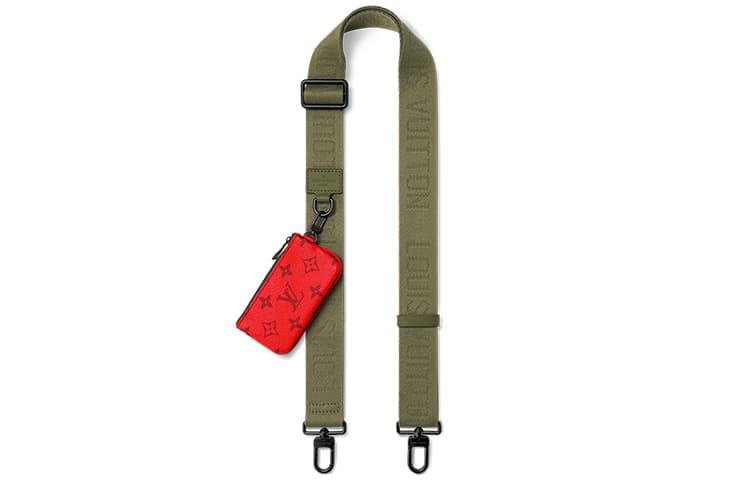 Сумка через плечо Louis Vuitton Trio Khaki Green/Red - изображение 5