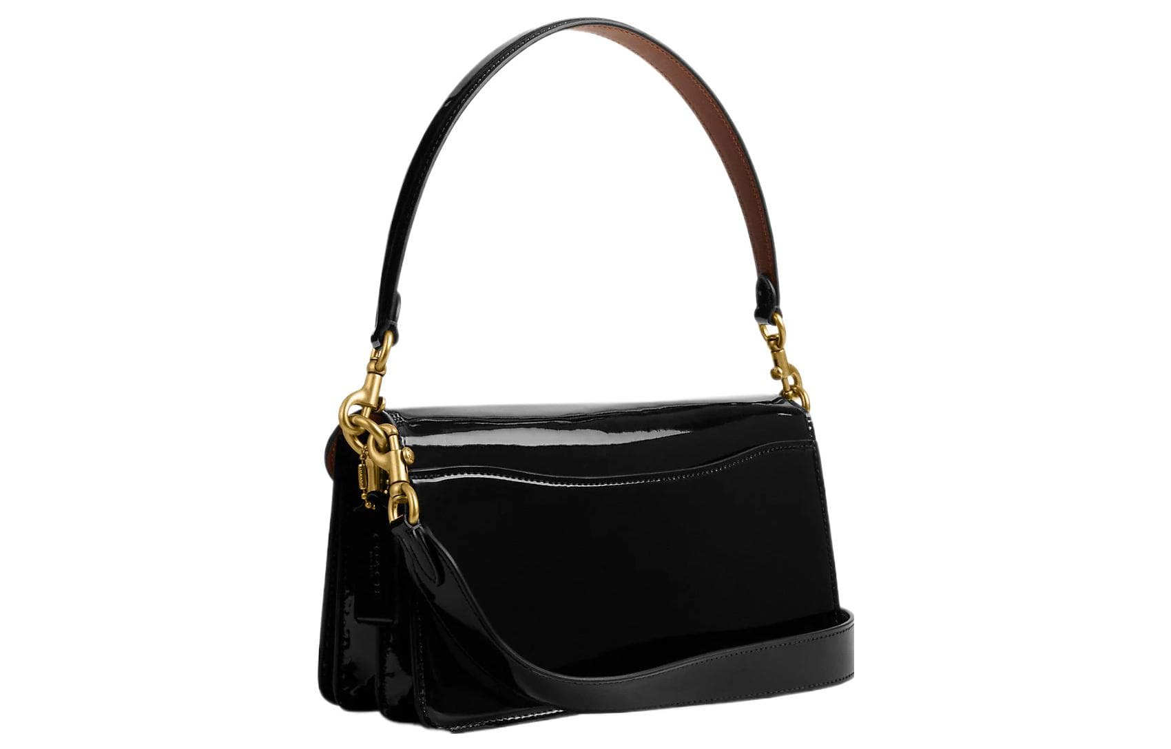 Мини-сумка Coach Tabby 26 Patent Leather Black - изображение 2