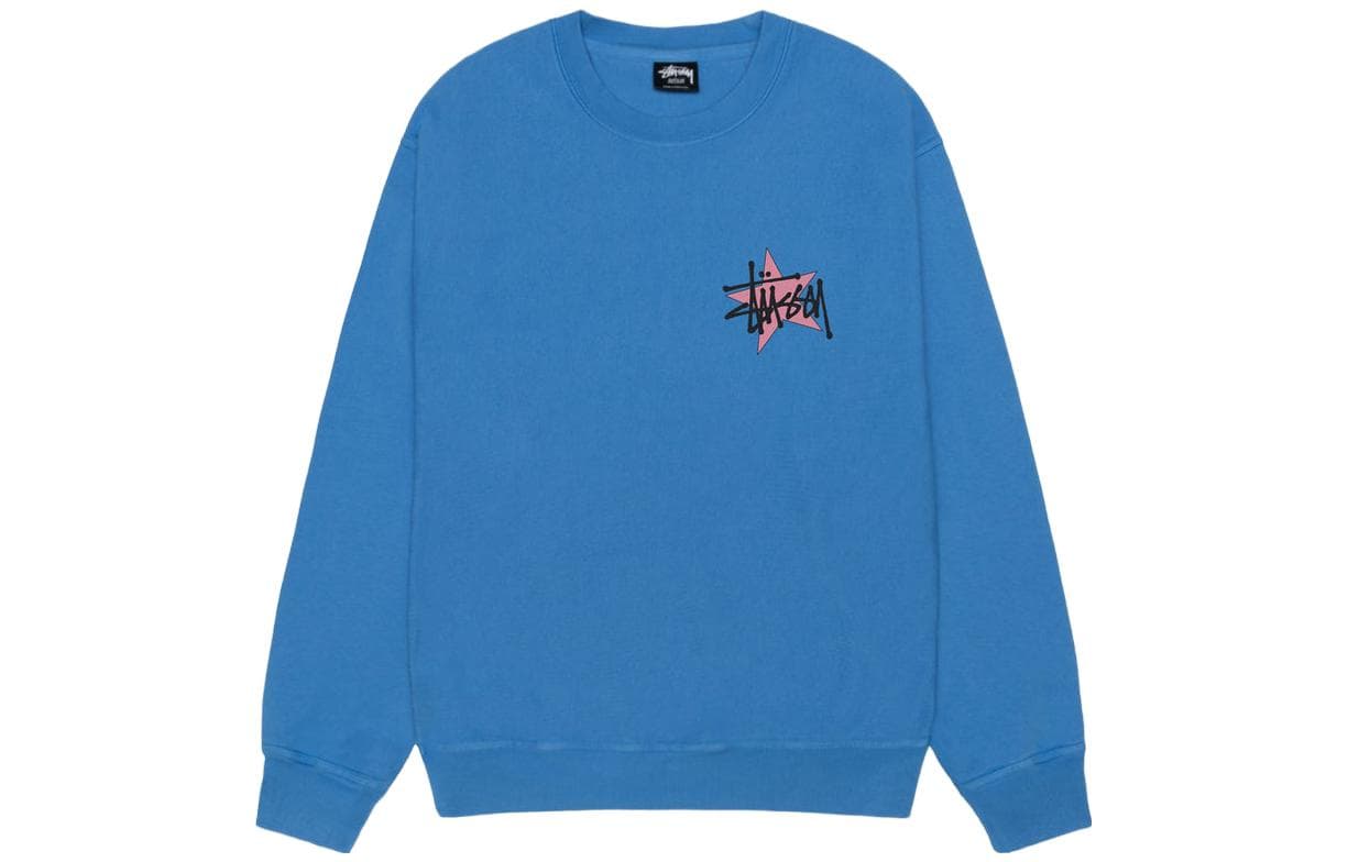 Худи Stussy FW23 STAR CREW PIGMENT DYED Logo - изображение 2