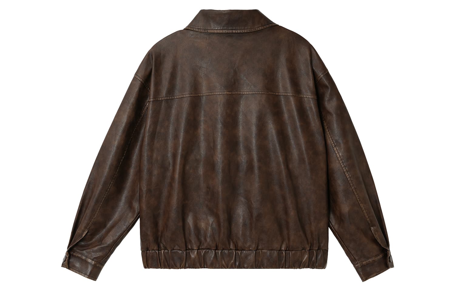 Кожаная куртки bodydream Vintage PU Jacket Deep Brown - изображение 3