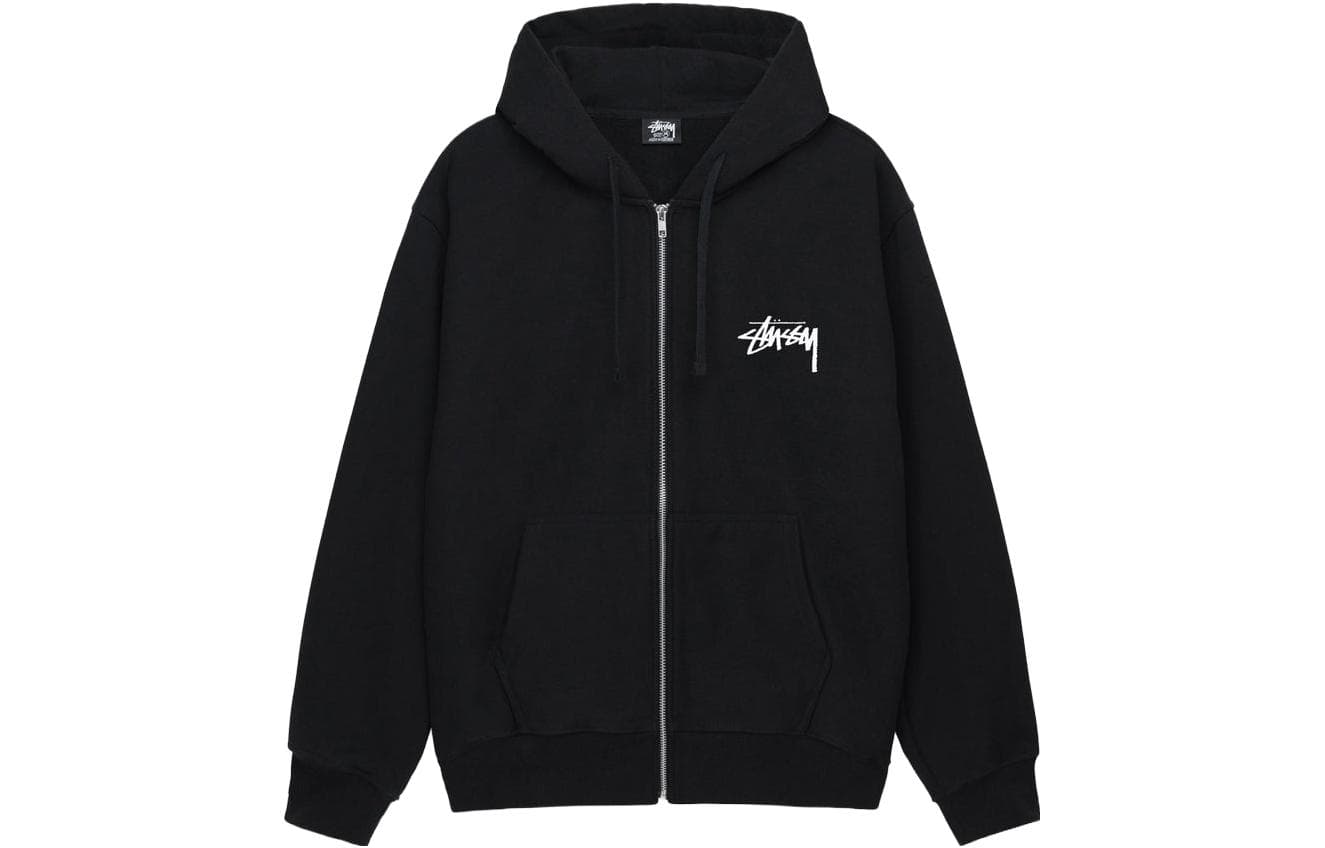 Худи Stussy FW23 CLASSIC DOT ZIP HOODIE Logo - изображение 2