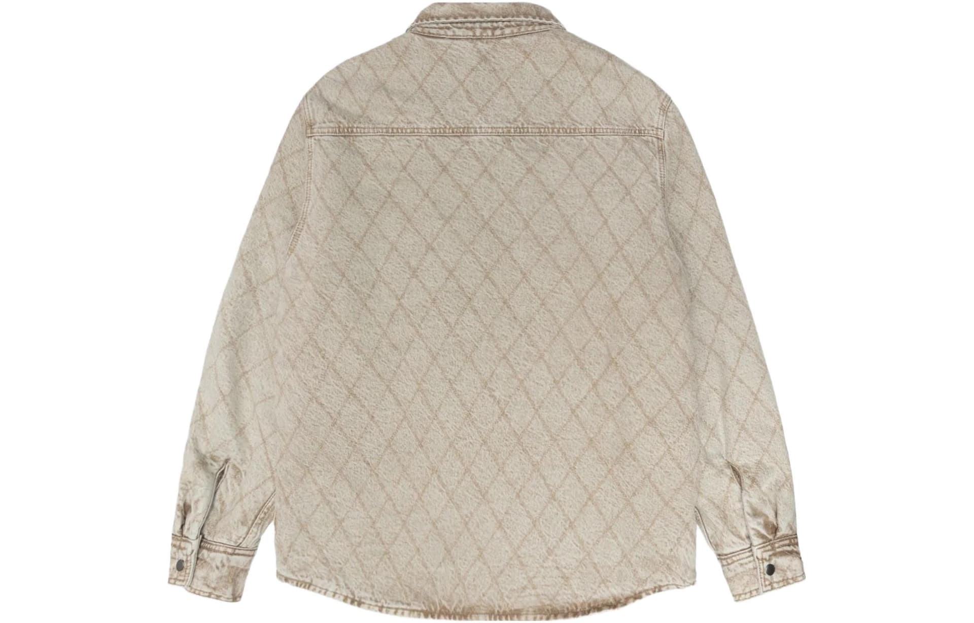 Рубашка Stussy FW23 QUILTED DENIM SHIRT - изображение 2