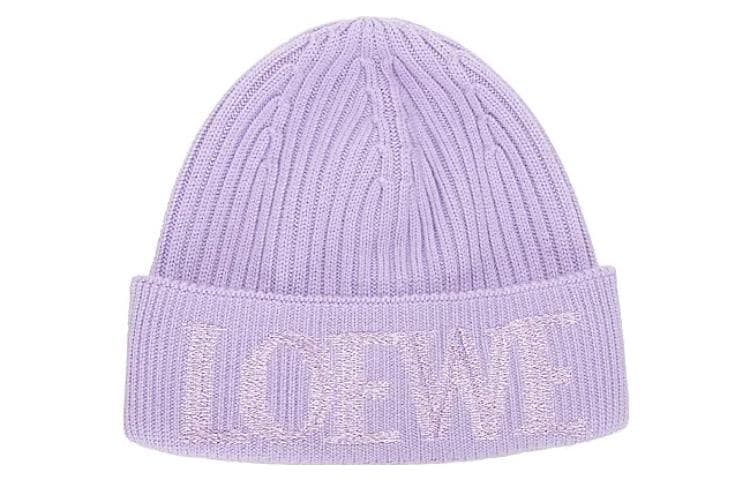 Шапка LOEWE Knitted Beanie Purple - изображение 2