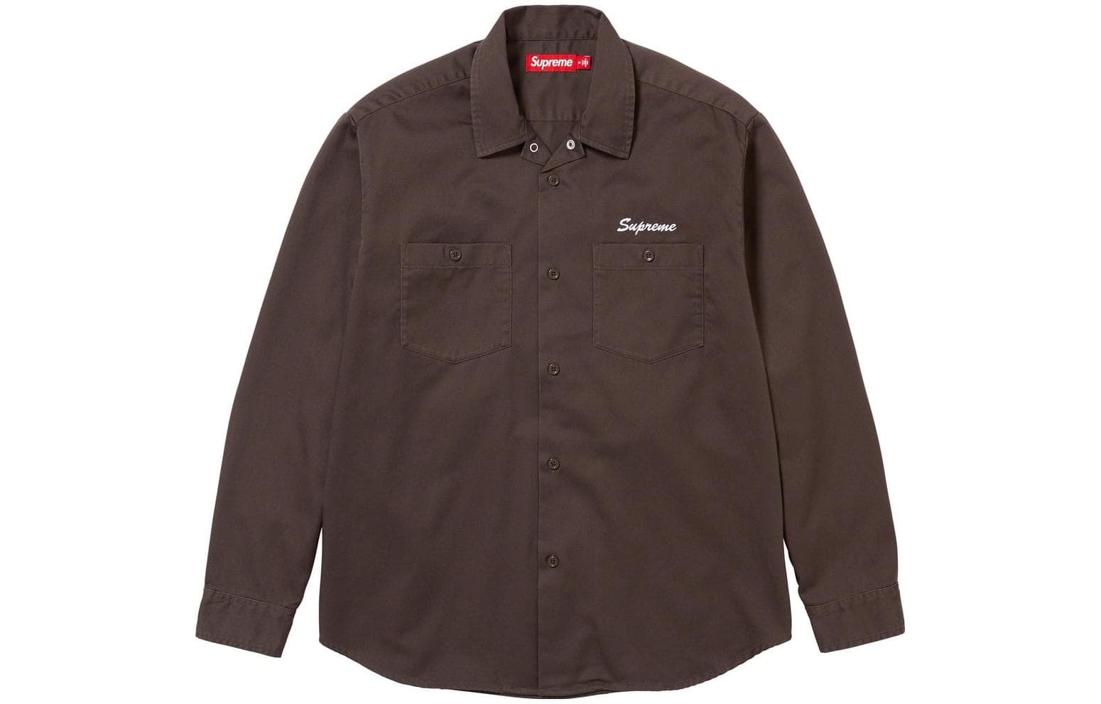 Рубашка Supreme x FW23 FW23 WEEK5 AMERICAN PSYCHO WORK SHIRT - изображение 2