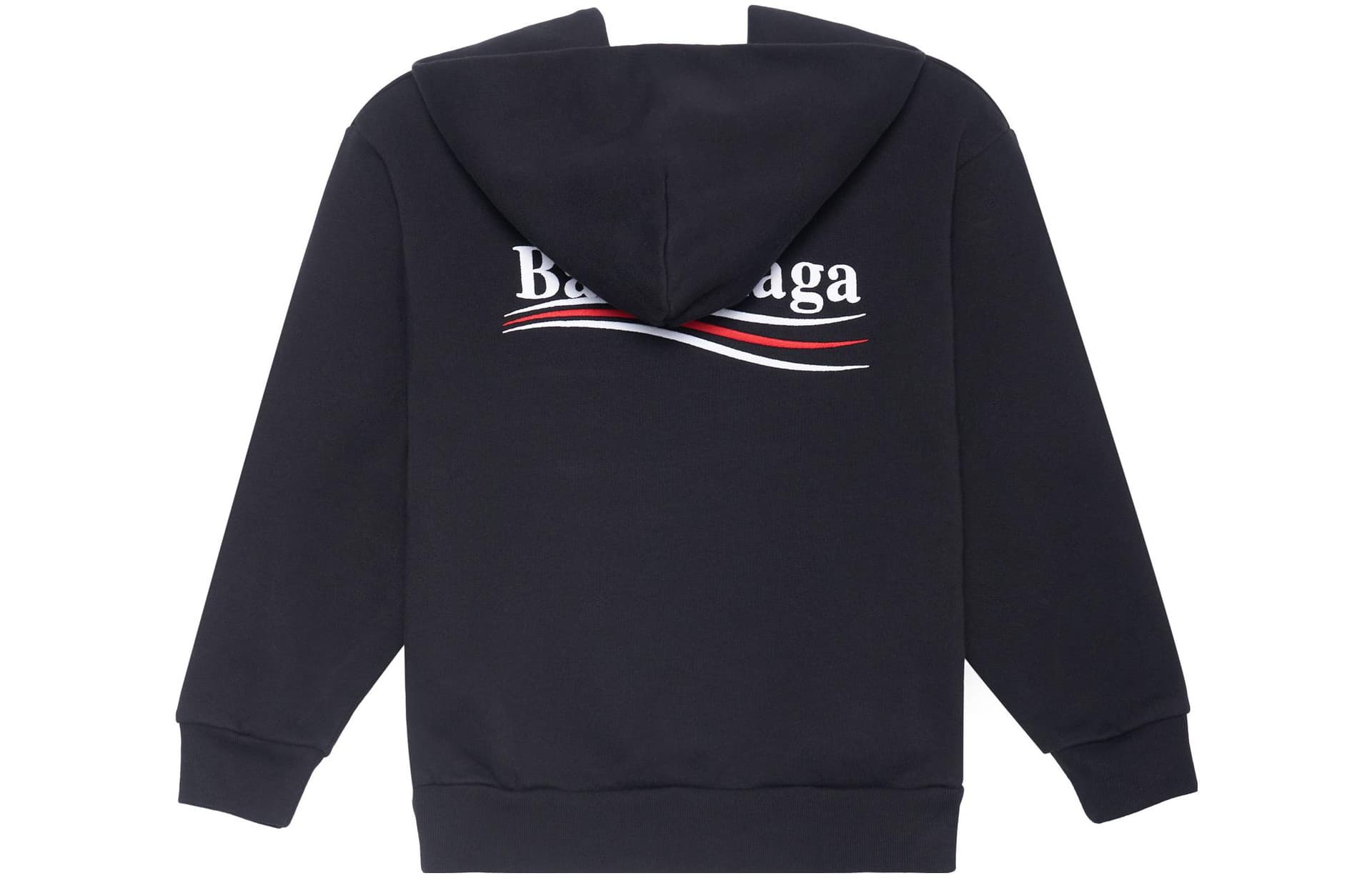 Balenciaga FW22 Logo Hoodie Kids Black - изображение 2