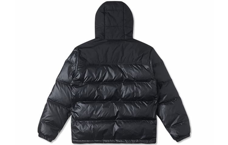 Зимняя куртка Converse Hooded Down Jacket Black - изображение 2