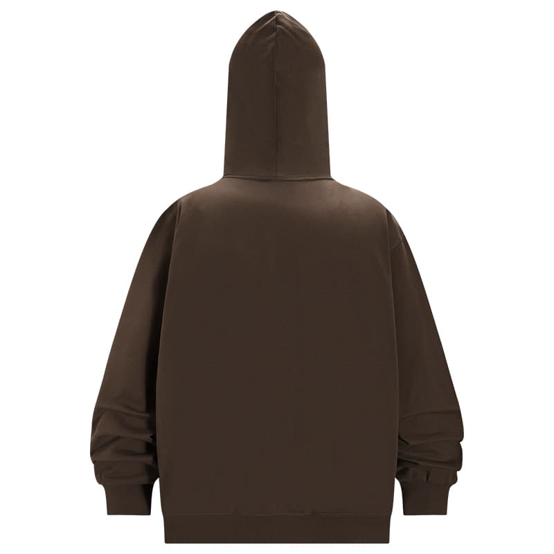 Худи KAKAZZY Vintage Embroidered Hoodie Brown - изображение 3