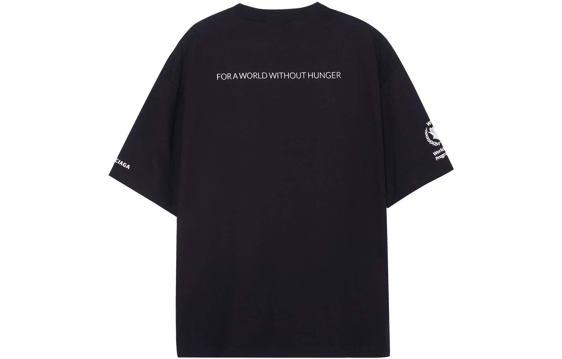 Футболка Balenciaga x WFP FW22 Logo T-Shirt Black - изображение 2