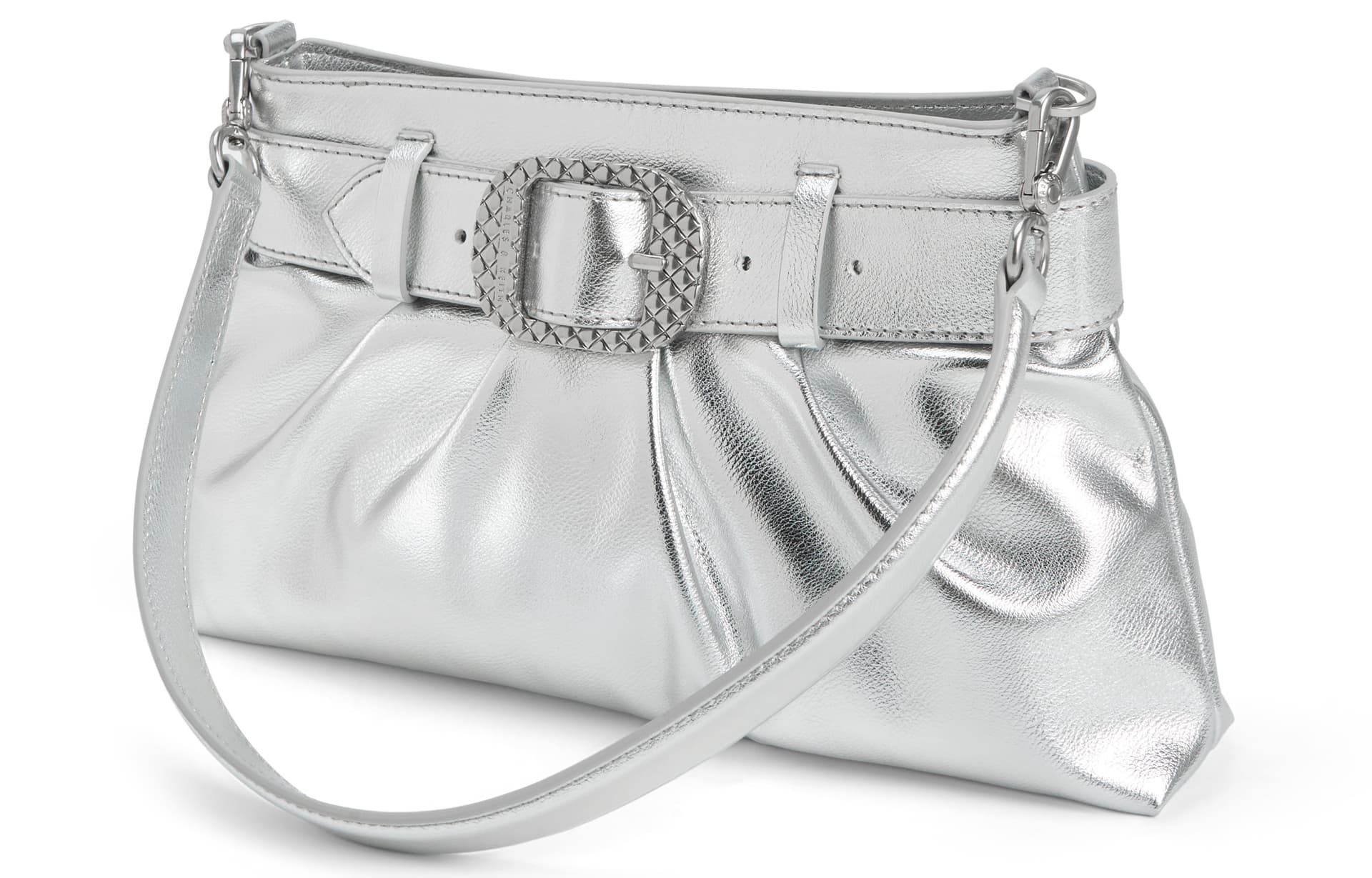 Мини-сумка CHARLESKEITH ck NoirCreamDark BrownSilver - изображение 3