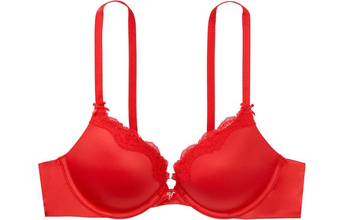 Бюстгальтер Victoria's Secret Dream Angels Lace Bra Red - изображение 1