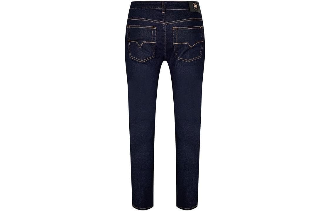 Штаны Versace Jeans Couture Logo Straight Jeans Dark Blue - изображение 2