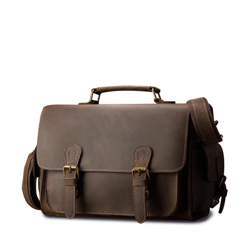 Сумка Simple&nature Camera Messenger Bag Dark Brown - изображение 2