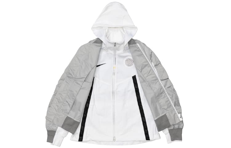 Куртка Nike x Sacai Hooded Jacket Grey - изображение 3