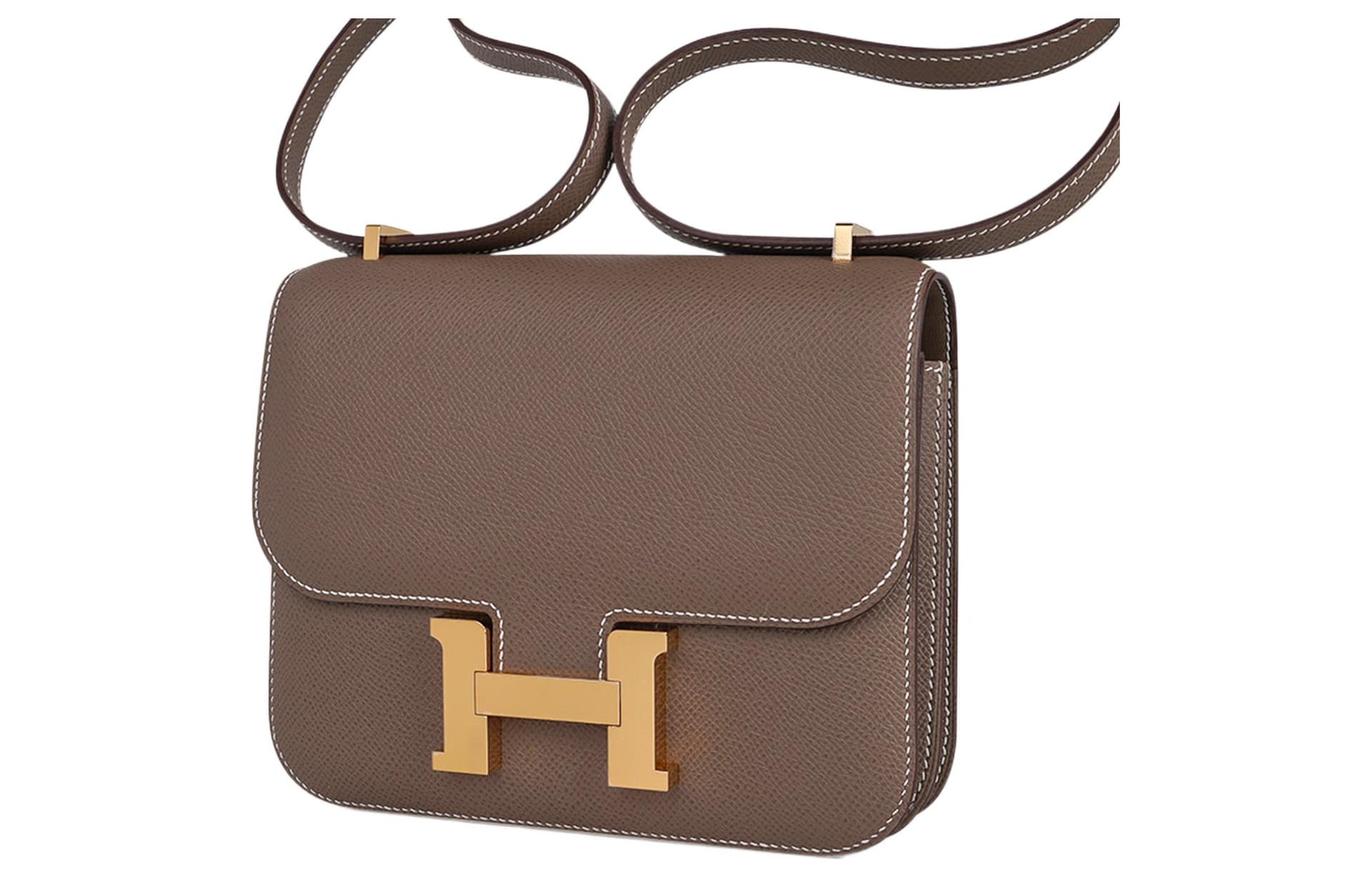 Сумка через плечо HERMES Constance 19 Epsom 18 Etoupe - изображение 4