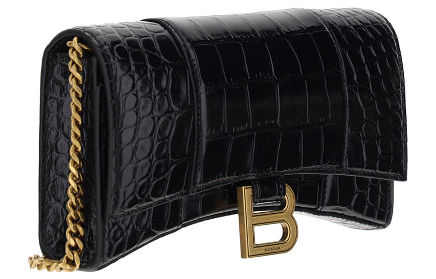 Мини-сумка Balenciaga Hourglass Mini Black - изображение 3