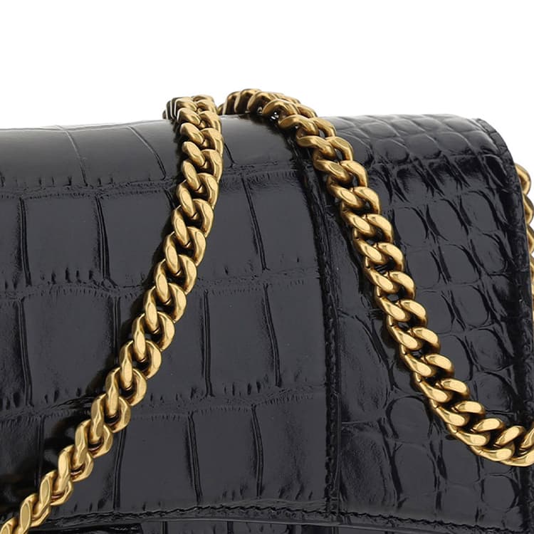 Мини-сумка Balenciaga Hourglass Mini Black - изображение 8
