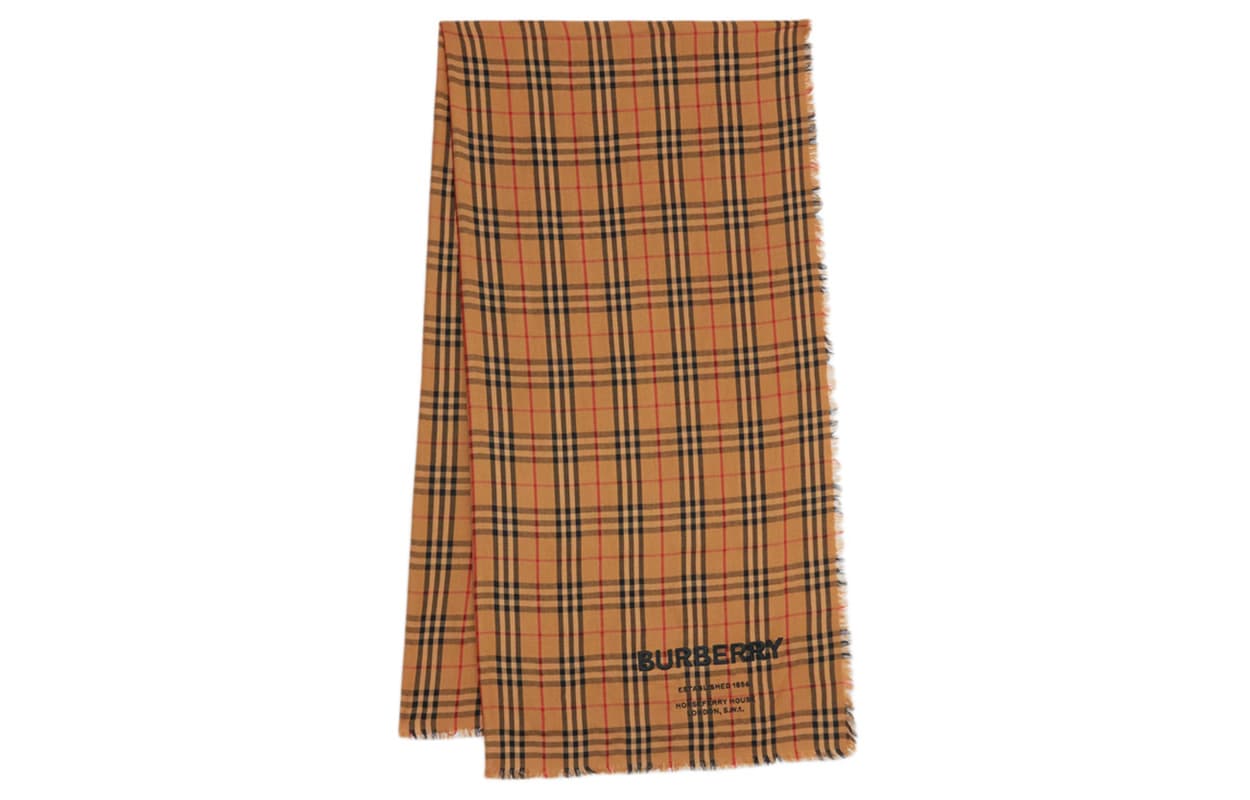 Шарф Burberry LOGO - изображение 3